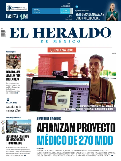 Portada de El Heraldo de Mexico - Quintana Roo del 2026-08-05