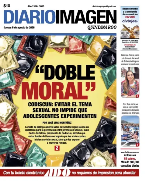 Portada de Diario Imagen Quintana Roo del 2026-08-06