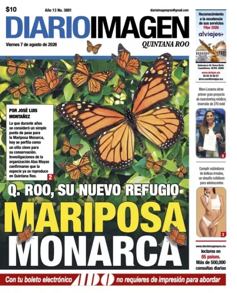 Portada de Diario Imagen Quintana Roo del 2026-08-07