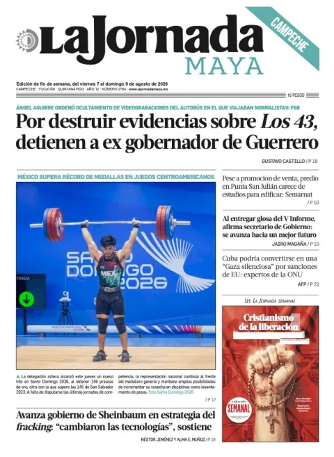 Portada de La Jornada Maya Campeche del 2026-08-07