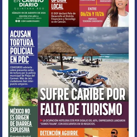 Portada de En Cambio - Quintana Roo (portada) del 2026-08-08