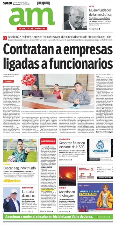 Portada de Am Corredor Industrial del 2026-08-10
