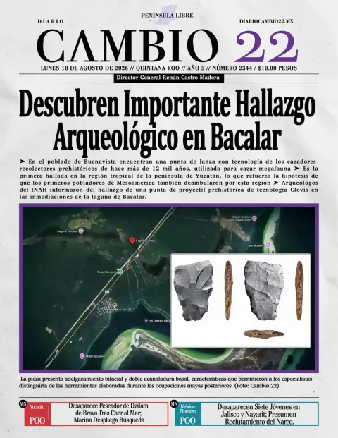 Portada de Diario Cambio 22 (portada) del 2026-08-10