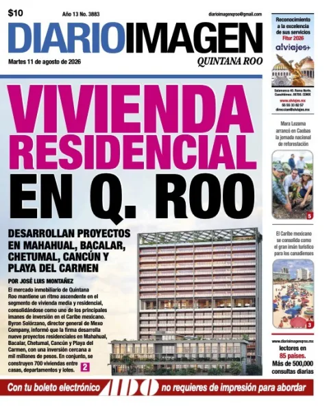 Portada de Diario Imagen Quintana Roo del 2026-08-11