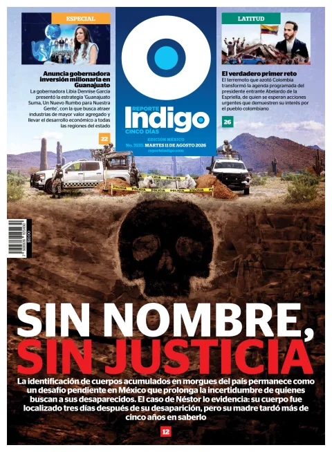 Portada de Reporte Indigo Nacional del 2026-08-11