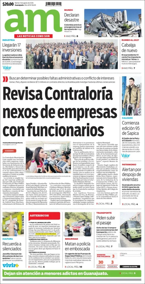 Portada de Am Corredor Industrial del 2026-08-11