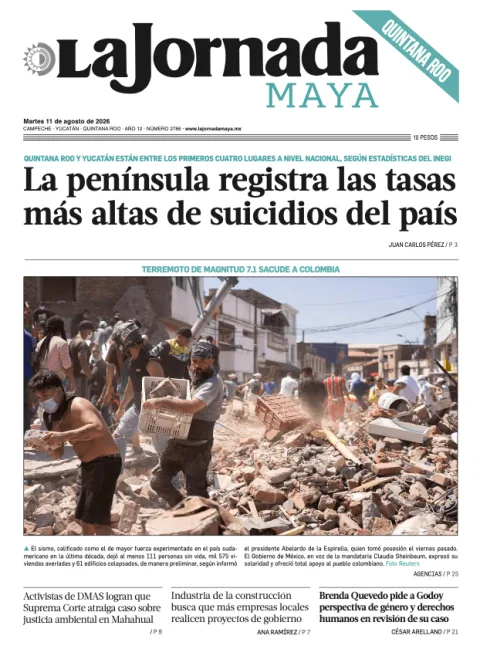 Portada de La Jornada Maya Quintana Roo del 2026-08-11