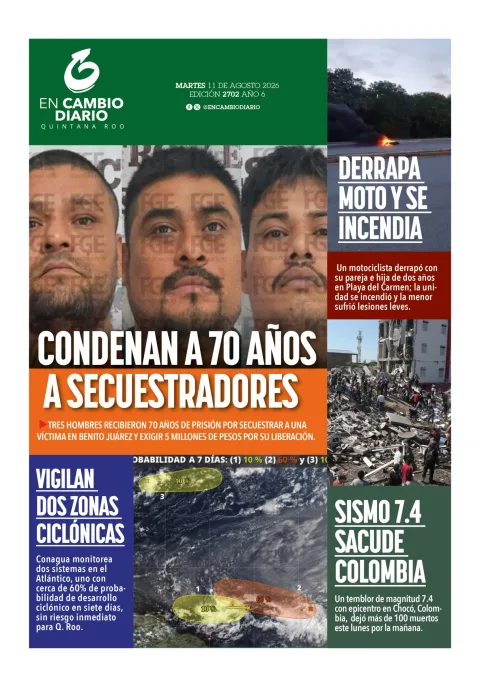 Portada de En Cambio - Quintana Roo (portada) del 2026-08-11