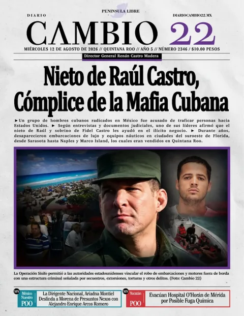 Portada de Diario Cambio 22 (portada) del 2026-08-12