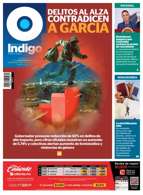 Portada de Reporte Indigo Monterrey del 2026-08-14