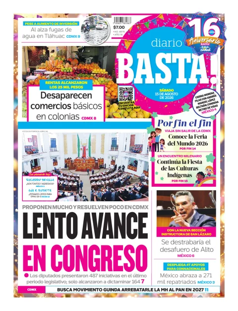Portada de Basta! (portada)