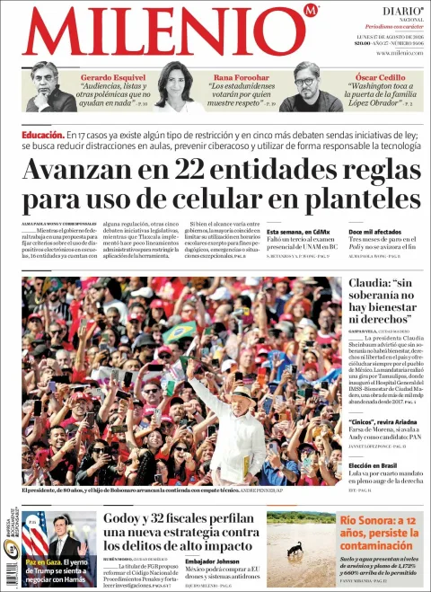 Portada de Milenio