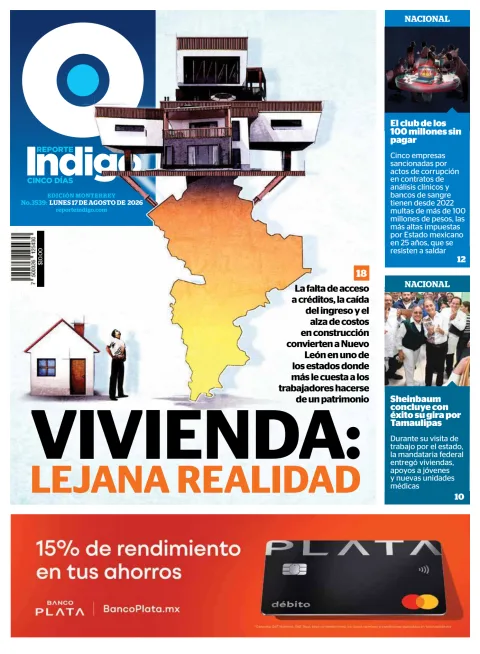 Portada de Reporte Indigo Monterrey del 2026-08-17
