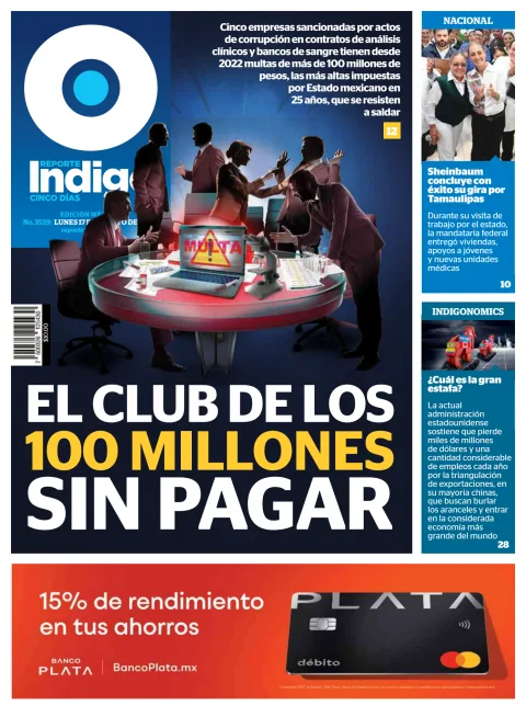 Portada de Reporte Indigo Nacional del 2026-08-17
