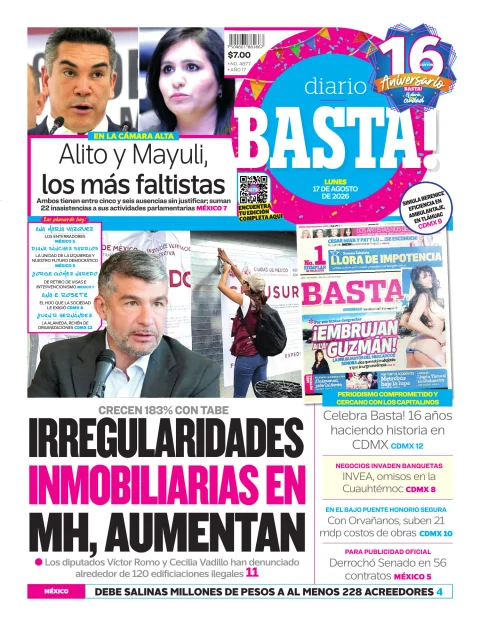 Portada de Basta! (portada)