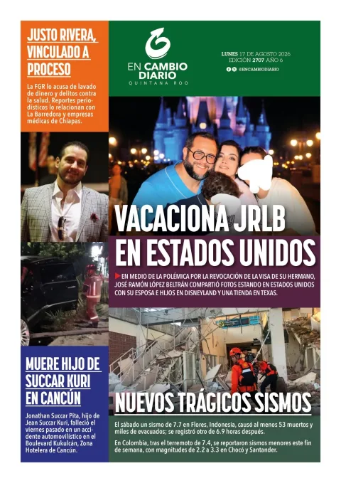 Portada de En Cambio - Quintana Roo (contraportada)