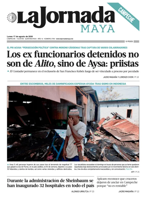 Portada de La Jornada Maya Campeche del 2026-08-17