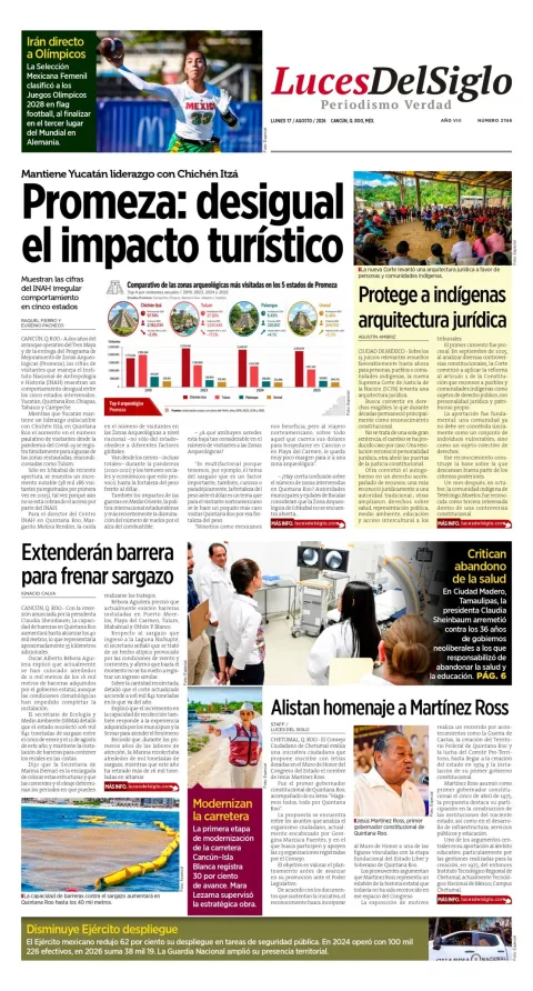 Portada de Luces del Siglo del 2026-08-17