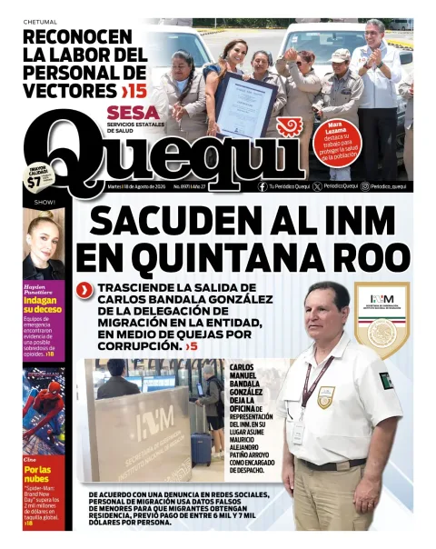 Portada de Quequi del 2026-08-18