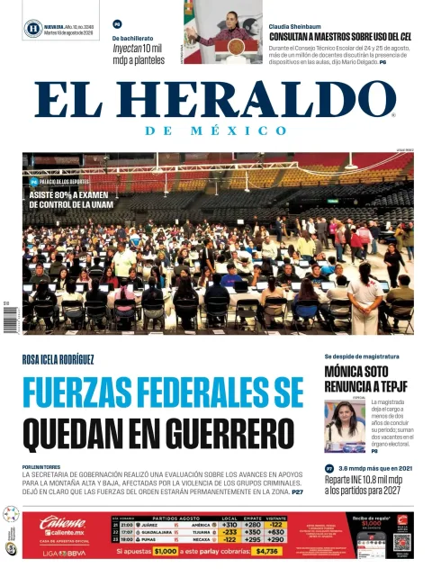 Portada de El Heraldo de Mexico
