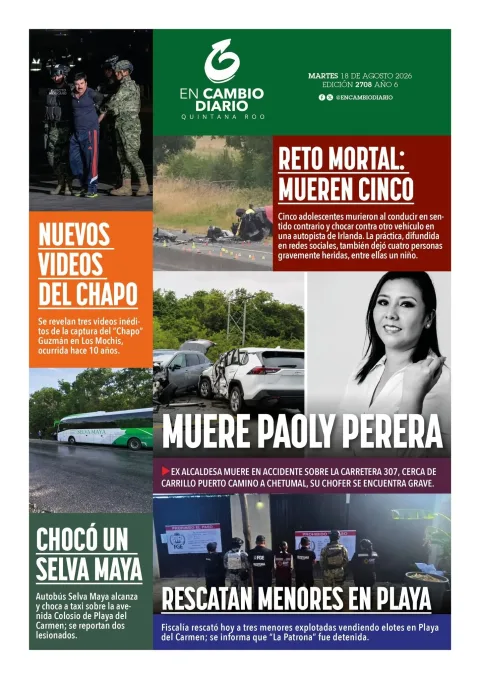Portada de En Cambio - Quintana Roo (contraportada)