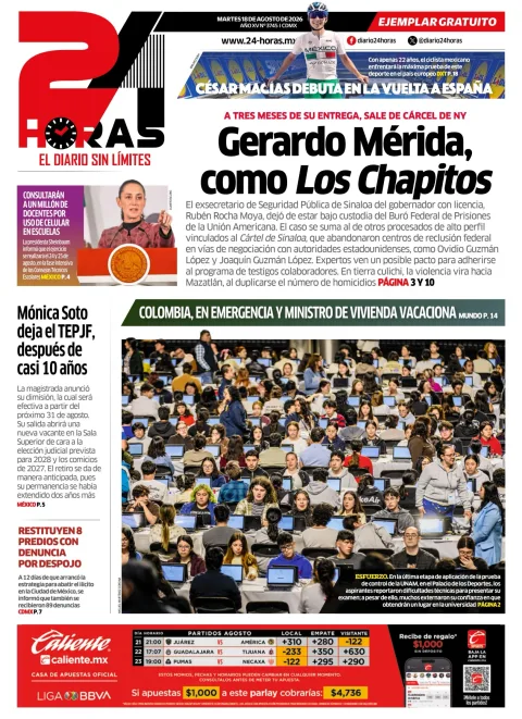Portada de 24 Horas