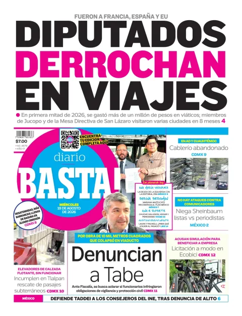 Portada de Basta! (portada) del 2026-08-19
