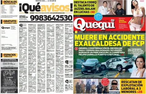 Portada de Quequi (contraportada) del 2026-08-18
