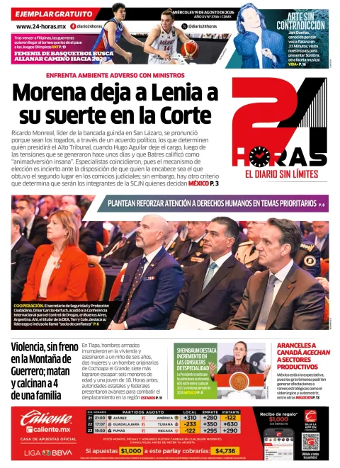 Portada de 24 Horas