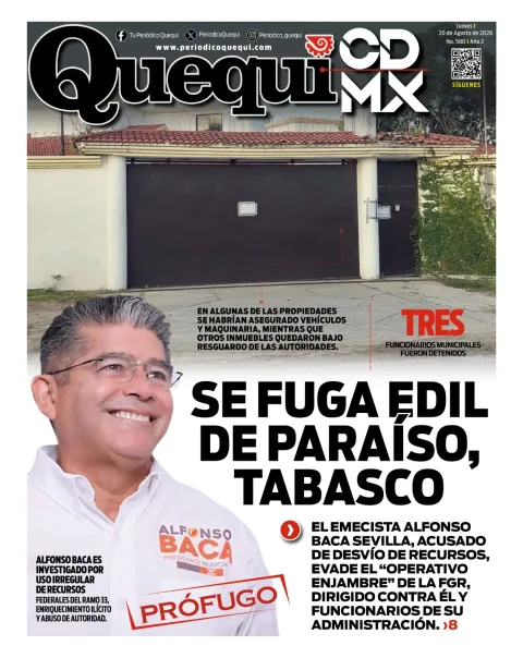 Portada de Quequi CDMX del 2026-08-20