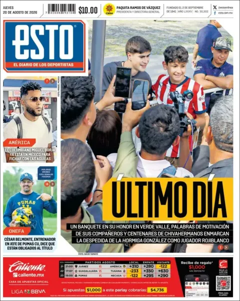Portada de Esto del 2026-08-20