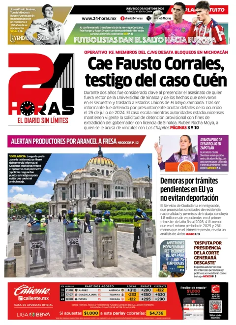 Portada de 24 Horas