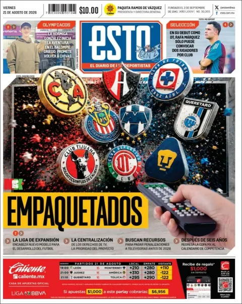 Portada de Esto del 2026-08-21