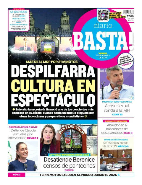 Portada de Basta! (portada)