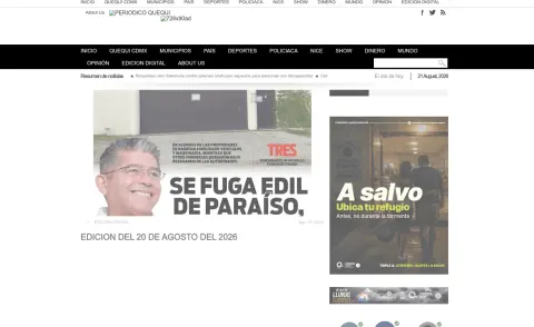 Portada de Quequi (contraportada) del 2026-08-20