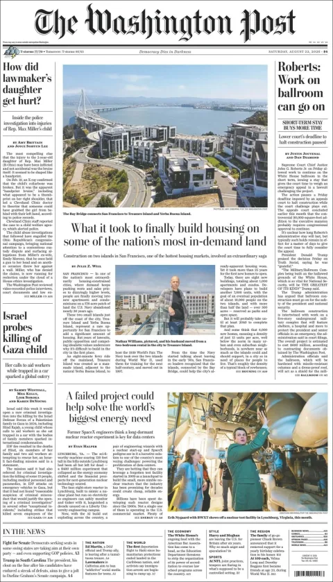 Portada de The Washington Post