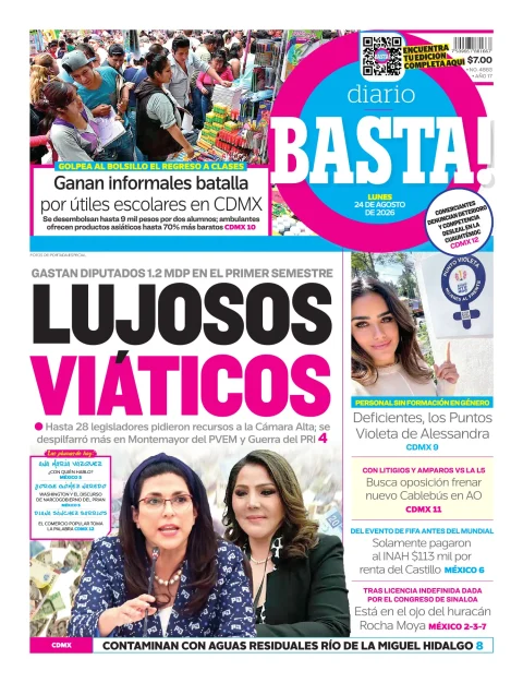 Portada de Basta! (portada) del 2026-08-24