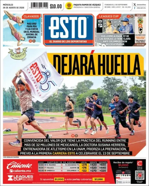 Portada de Esto del miércoles, 26 de agosto de 2026