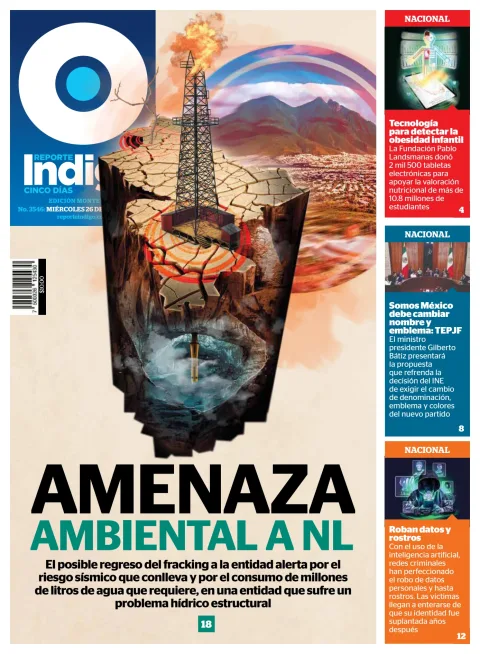 Portada de Reporte Indigo Monterrey del miércoles, 26 de agosto de 2026