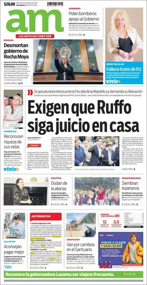 Portada de Am Corredor Industrial del miércoles, 26 de agosto de 2026
