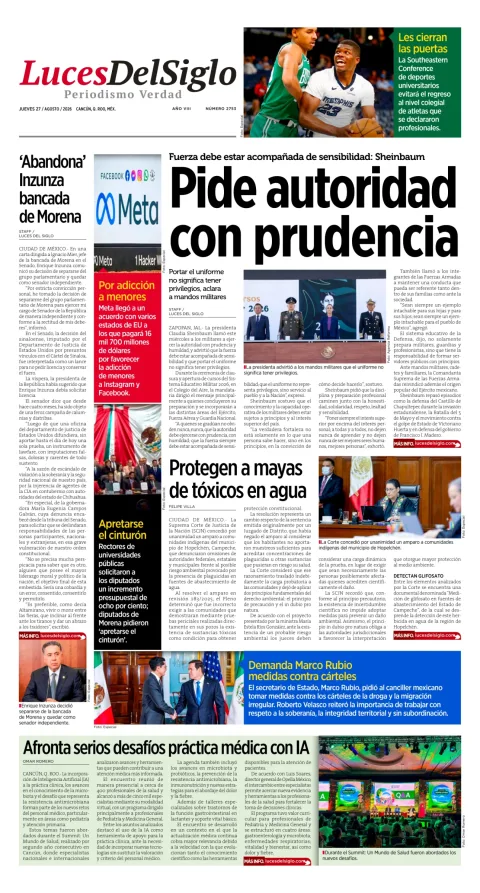 Portada de Luces del Siglo