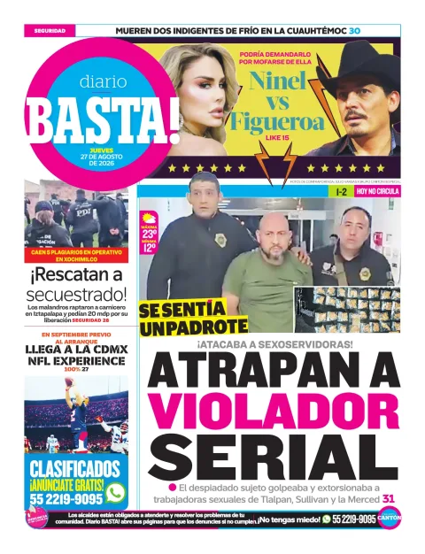 Portada de Basta! (contraportada)