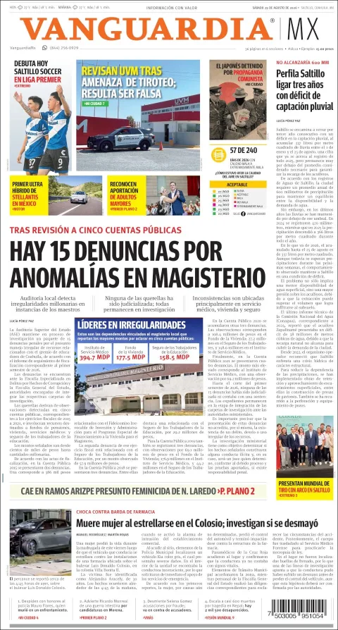 Portada de Vanguardia