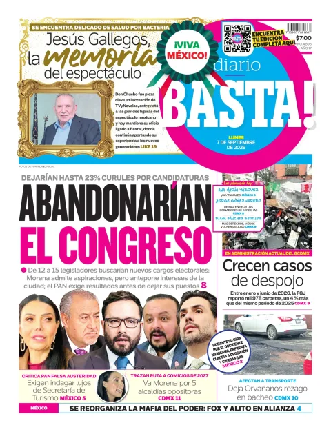 Portada de Basta! (portada)
