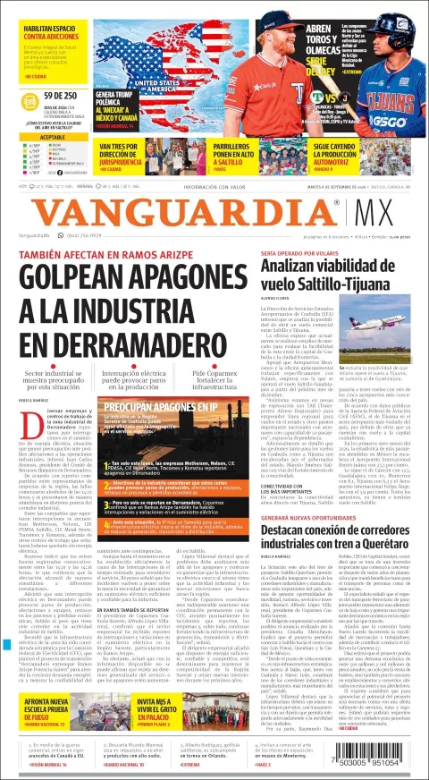 Portada de Vanguardia