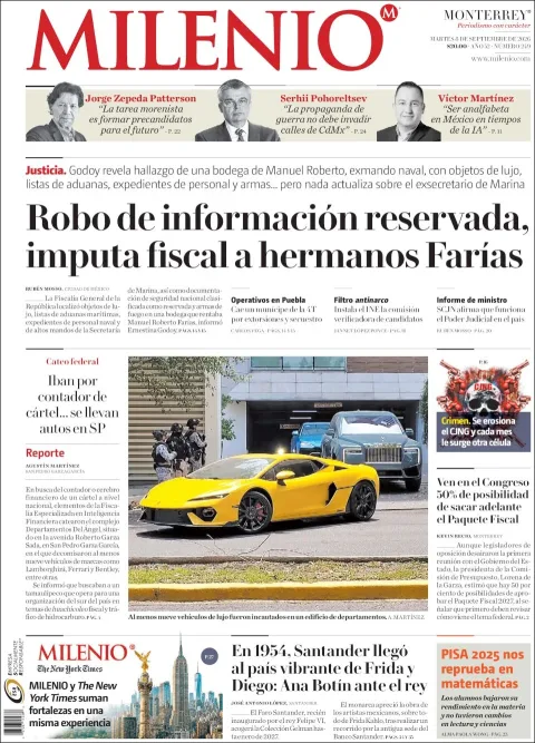Portada de Milenio