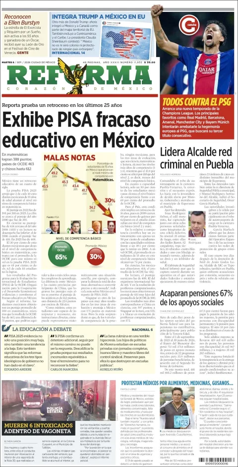 Portada de Reforma