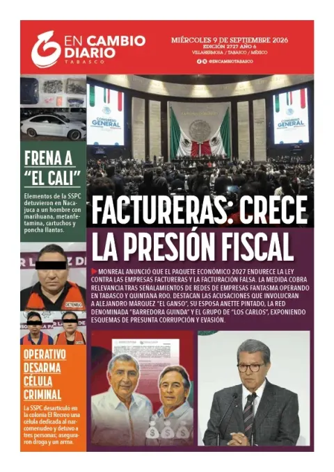 Portada de En Cambio - Quintana Roo (contraportada)