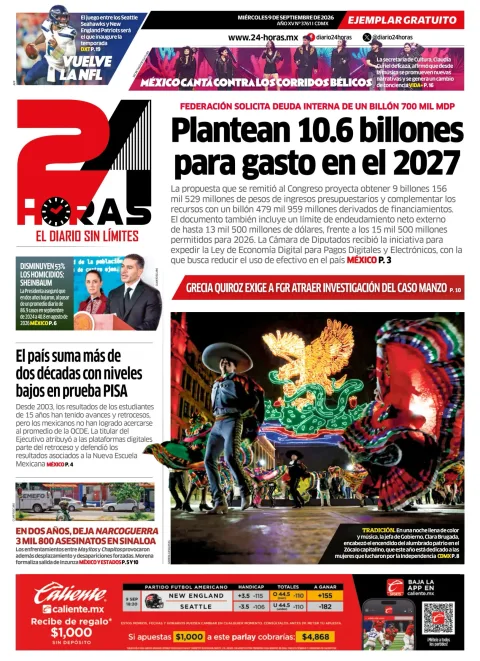 Portada de 24 Horas