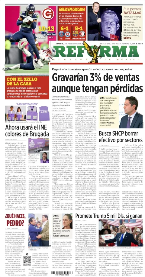 Portada de Reforma